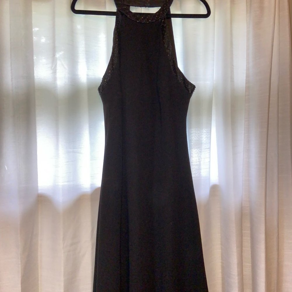 Halter Neck Little Black Dress - Picture 5 of 6